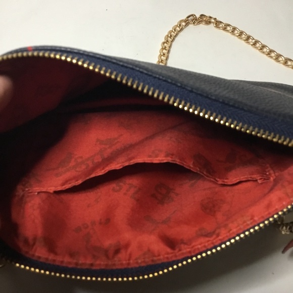 St. Louis Cardinals Baseball Navy Blue Red Gold Chain Crossbody Purse Bag NWOT - Picture 7 of 9